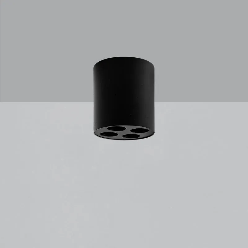 ACB Invisible Plafón LED Circular Negro 9W 3000K P3980201N
