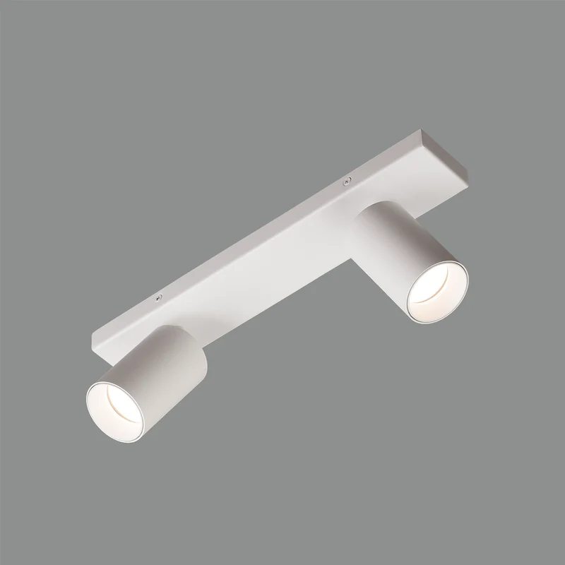 ACB Gina Plafón LED orientable blanco texturado GU10 2x8W P3874R20B