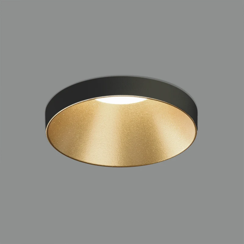 ACB Einar Empotrable LED Negro/Oro GU10 8W P35581NOT
