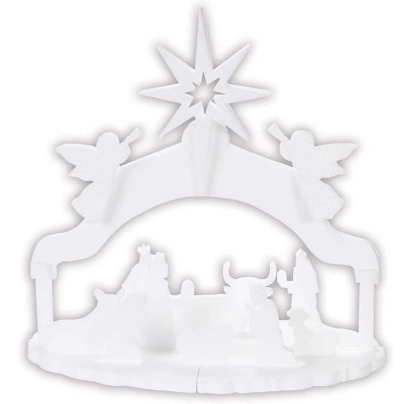 Art.9355 Nacimiento De Unicel 40x35cm 1pz