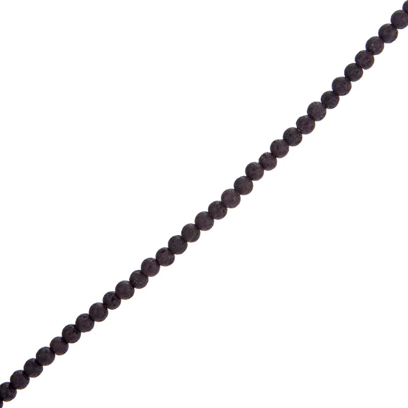 Art.8972 Cuenta De Lava 6mm Hilo 37cm (aprox 67pz)