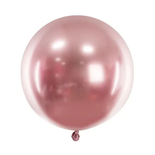 Globo XL látex rosa Chrome