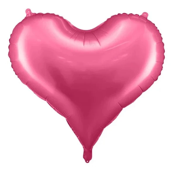 Globo Foil L Corazón Fucsia mate