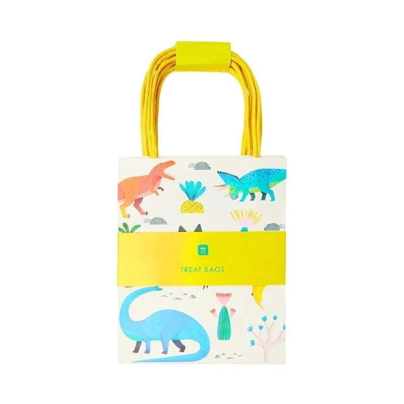 Bolsas de papel Dinosaurios / 8 uds.