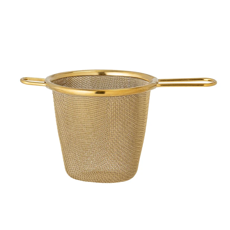 Cesta de chá cesta dourada
