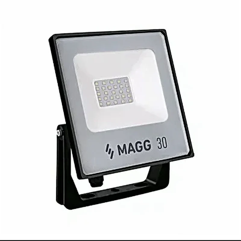 Reflector LED exterior SEC 30 30W luz fría 6000K negro L7491-330 Magg