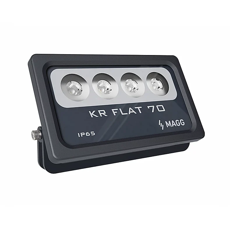 Reflector LED exterior KR FLAT 70 12° 12W luz cálida 2700K L7424-615 Magg