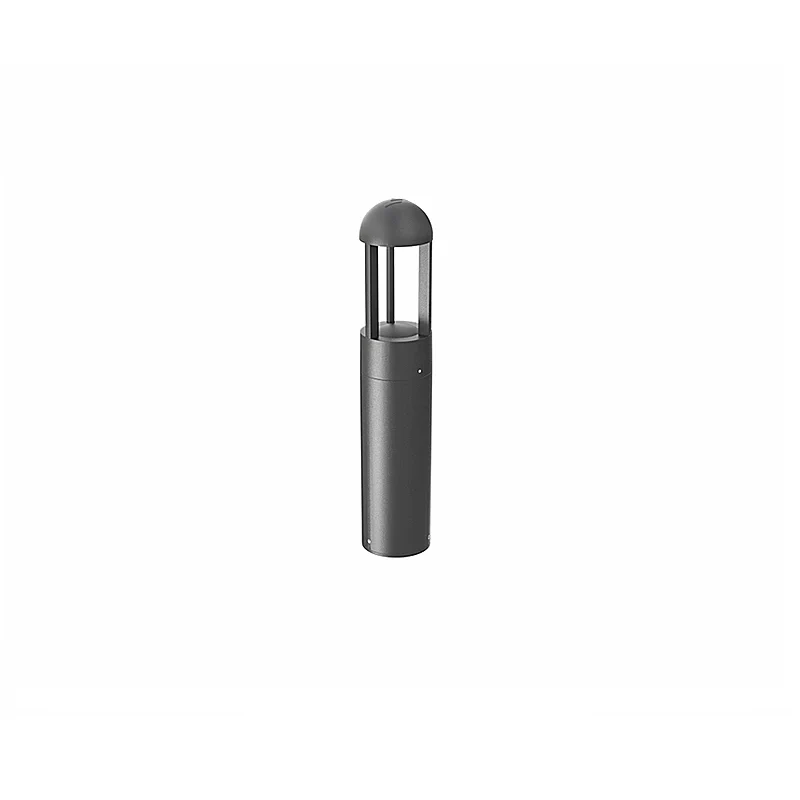 Bolardo poste con luz VENECIA DOMO 450 6W luz fría 5000K Gris L7635-640 Magg