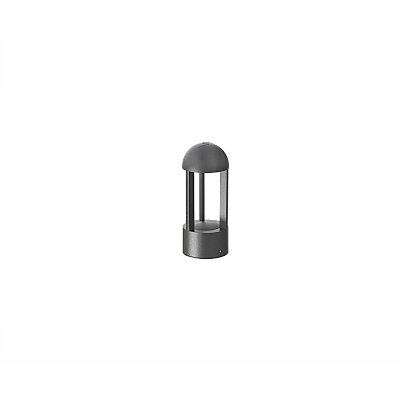 Bolardo poste con luz VENECIA DOMO 200 6.5W luz fría 5000K Gris L7630-6H0 Magg