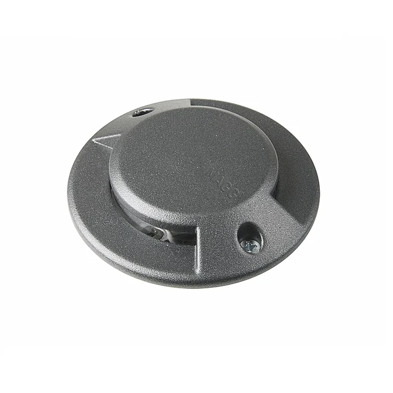 Luminaria piso exterior estacionamiento SIDE EMITTER 2S LED 2W luz cálida 2700K Gris L7351-610 Magg