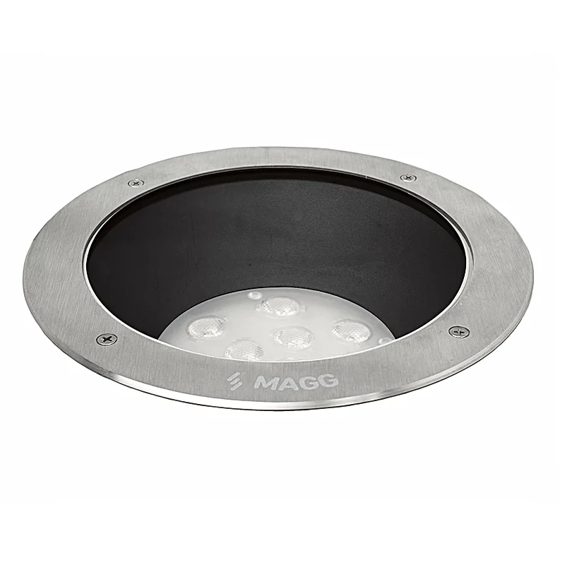 Luminaria piso exterior empotrar EP 220 46° 22W luz neutra 4000K Acero inoxidable L7340-9IM Magg