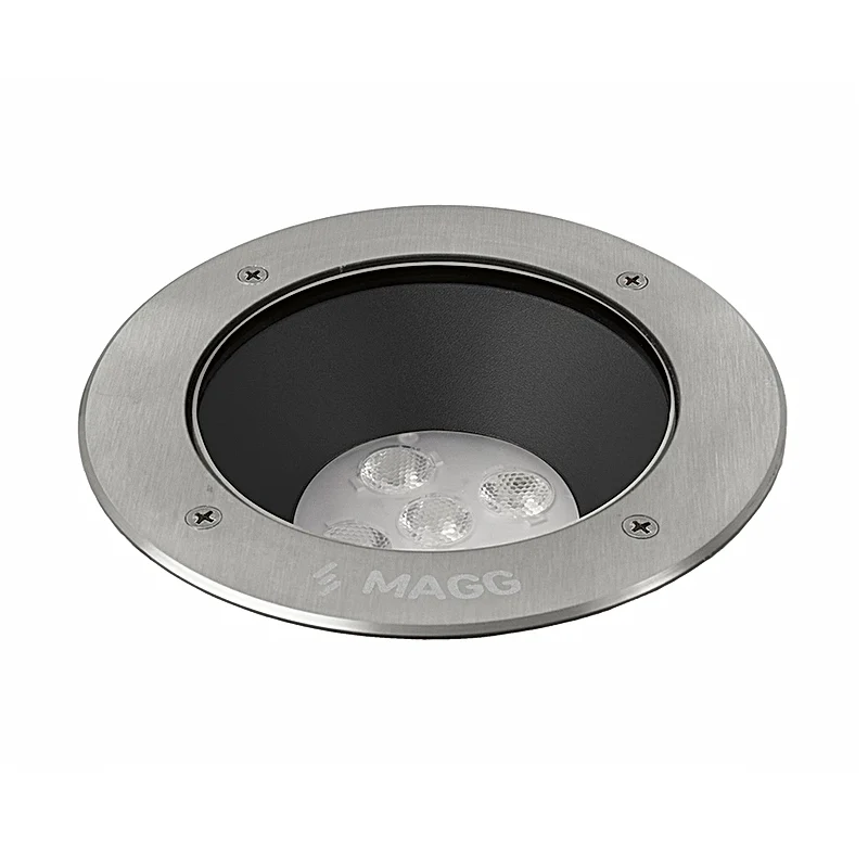 Luminaria piso exterior empotrar EP 170 18° 13W luz cálida 2700K Acero inoxidable L7330-913 Magg