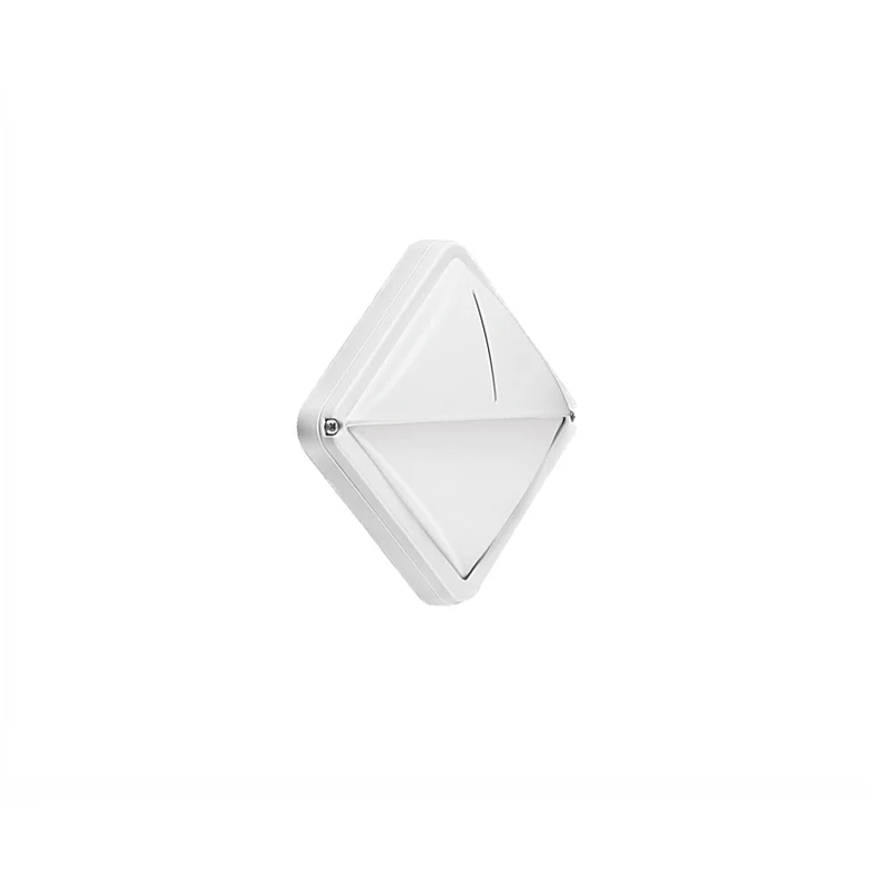 Luminaria arbotante LED sobreponer exterior CEILING LED 125 PRISMA SS 4W luz cálida 3000K Blanco L5255-1E0 Magg