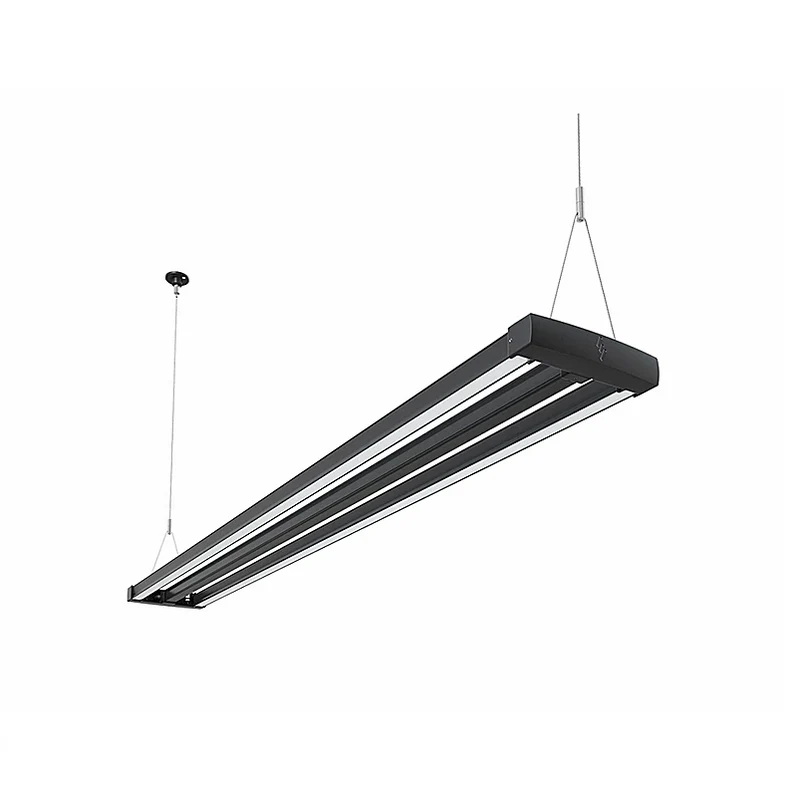 Lámpara lineal gabinete colgante TREK 1200 60W luz cálida 3000K Negro L5830-3E0 Magg
