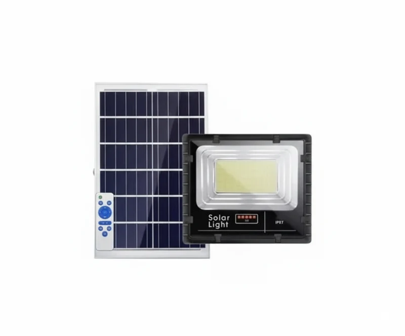 Reflector LED Solar 300W Potencia IP67 con Control Remoto