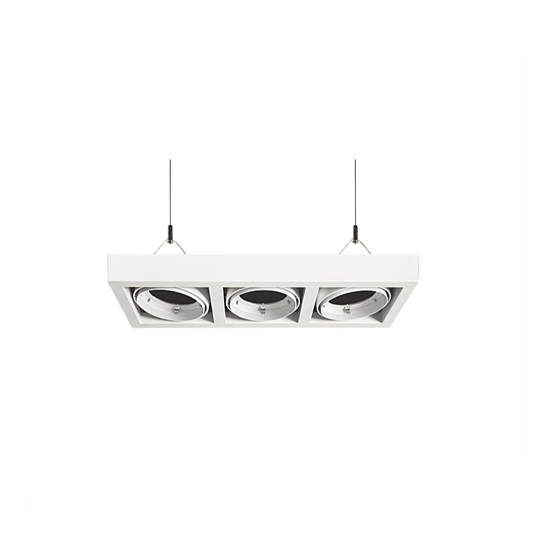 Luminario downlight LED ALPHA SUSPENDIDO III LED Blanco L5821-100 Magg