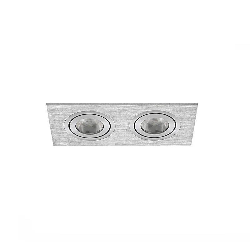 Luminario downlight LED FLASH II PLANO 6W luz cálida 3000K Gris L5144-EE5 Magg