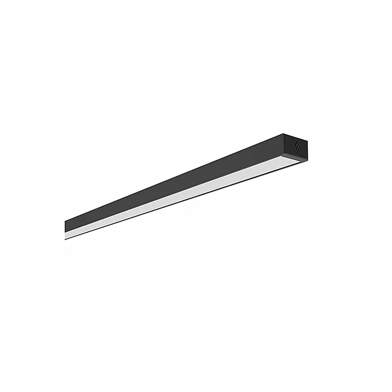 Lámpara lineal tira LED BL FLAT 600 Potencia alta 12W luz cálida 3000K Negro L6440-3E0 Magg