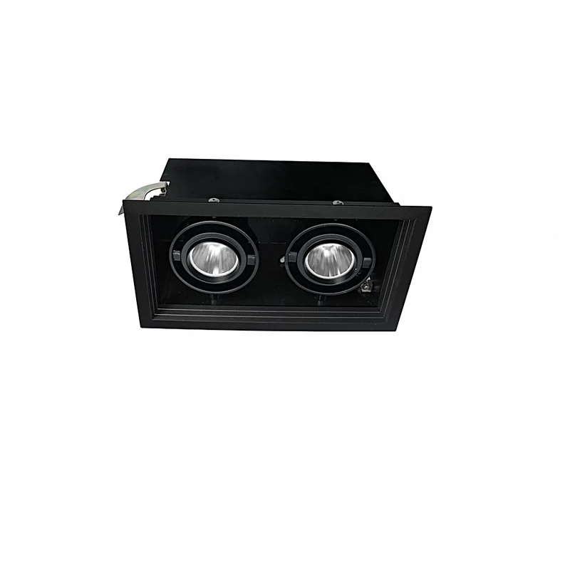 Luminario downlight LED POINTS MINI II 25° 17W luz cálida 3000K Negro L5906-YEL Magg