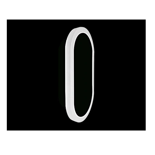 Lámpara sobreponer muro decorativa ECLIPSE OVAL LED 18 13W luz cálida 3000K Negro L7286-3E0 Magg