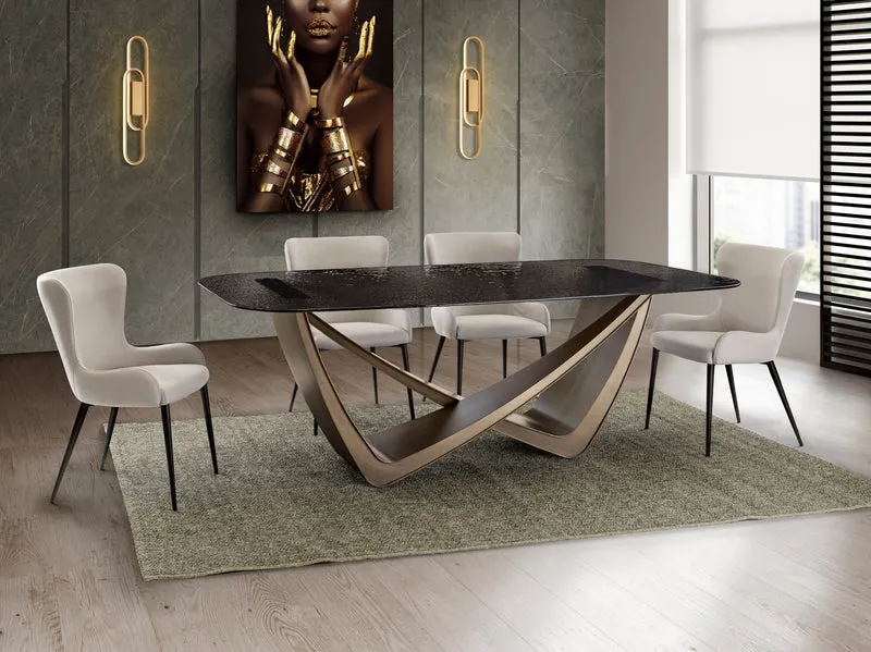 Mesa de comedor Schuller Genesis Bronce 606714