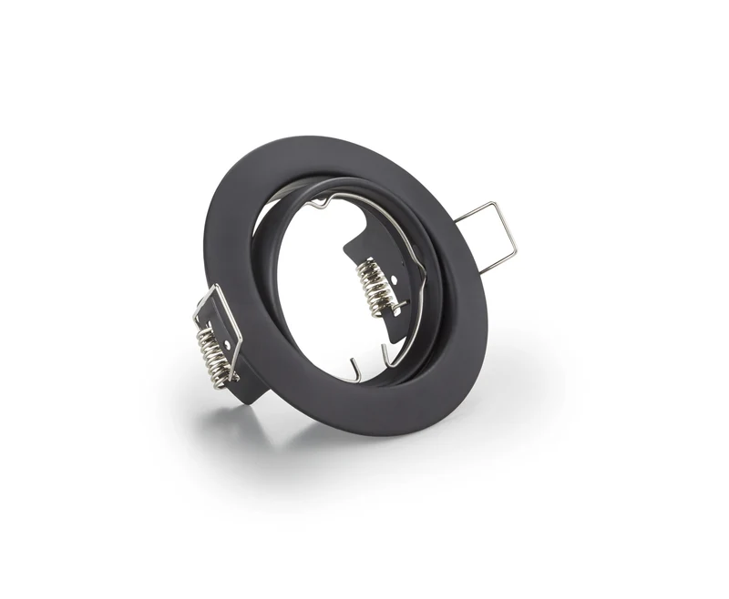 Downlight empotrable foco Trio Jura negro mate Ø8,3cm 650100132