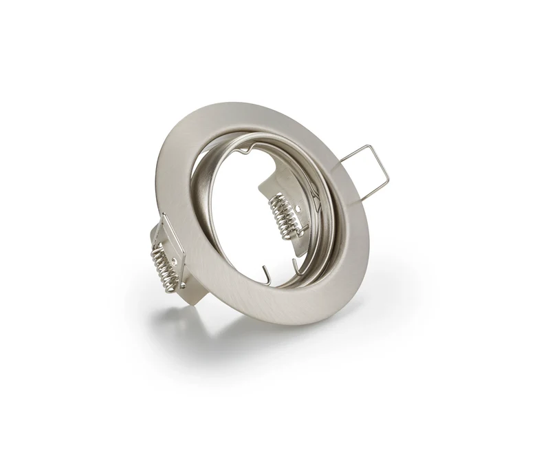 Downlight empotrable foco Trio Jura níquel mate Ø8,3cm 650100107
