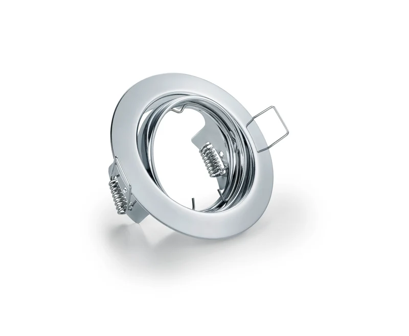 Downlight empotrable foco Trio Jura cromo Ø8,3cm 650100106
