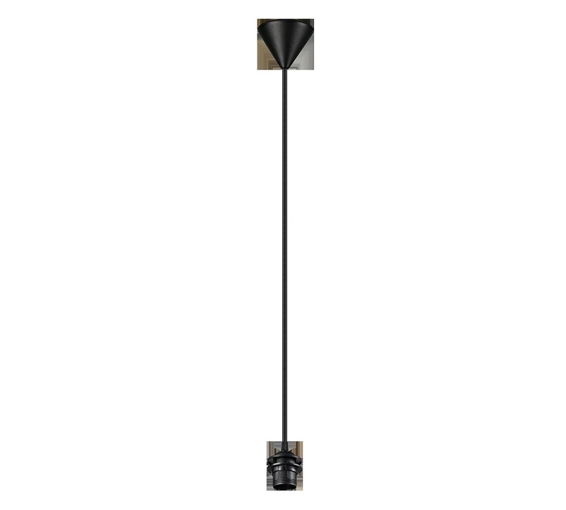 Lámpara de techo colgante Trio Sala negro E27 20cm 359100102