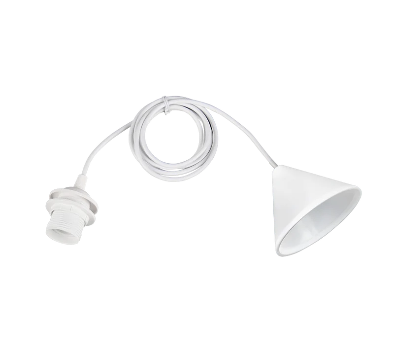 Lámpara de techo colgante Trio Sala blanco 20cm 359100101