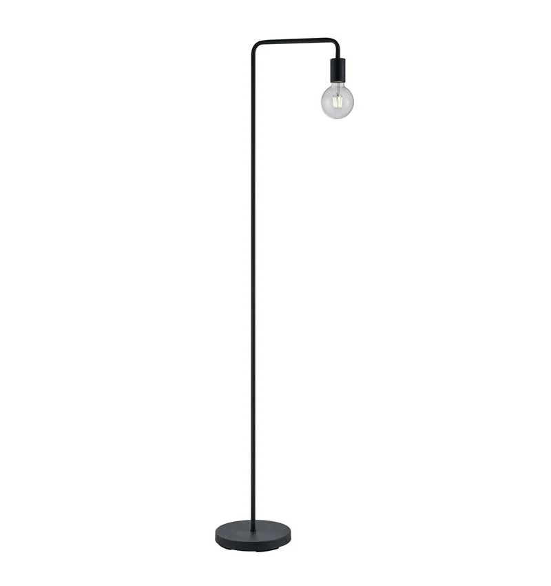Lámpara de pie Trio Diallo negro mate 149cm 408000132
