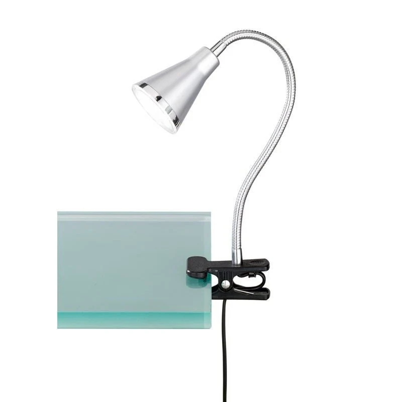 Flexo con pinza Trio Arras LED titán 3000K R22711187