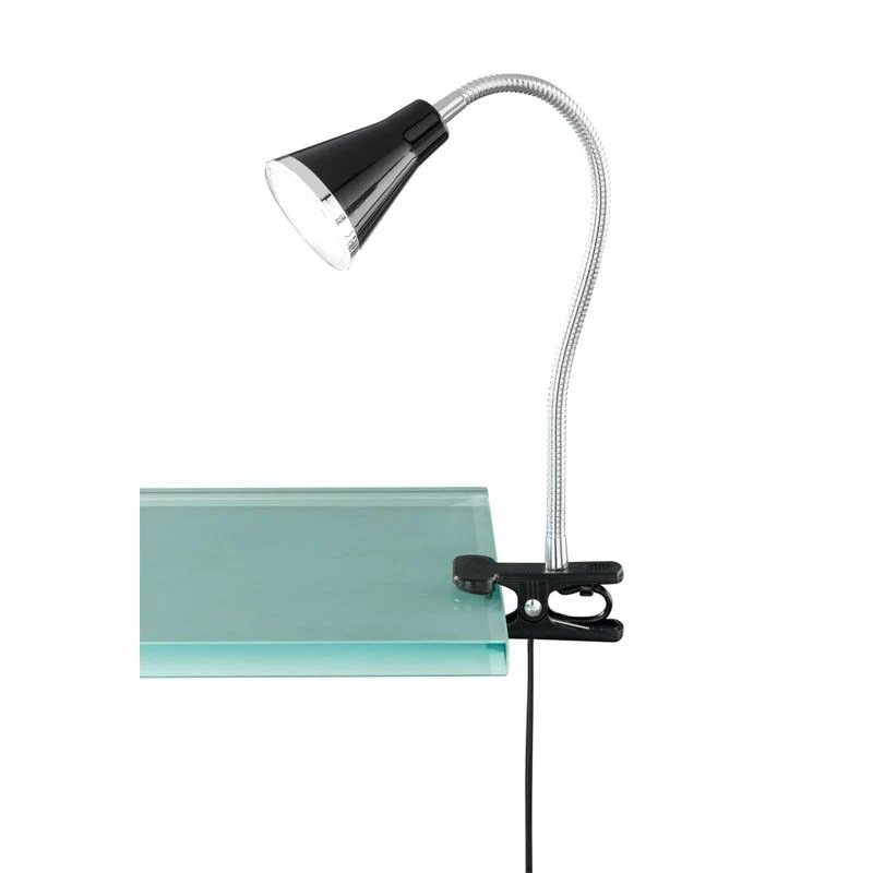 Trio Arras Flexo LED de plástico negro R22711102