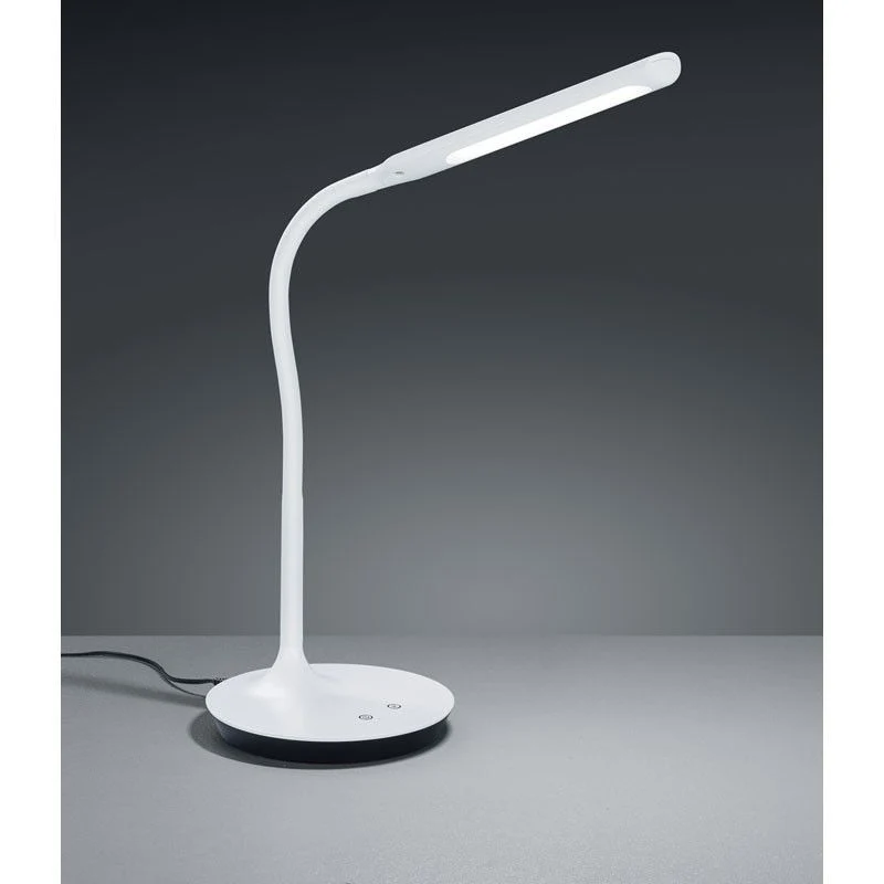 Flexo de sobremesa Trio Polo LED blanco mate táctil 527090131