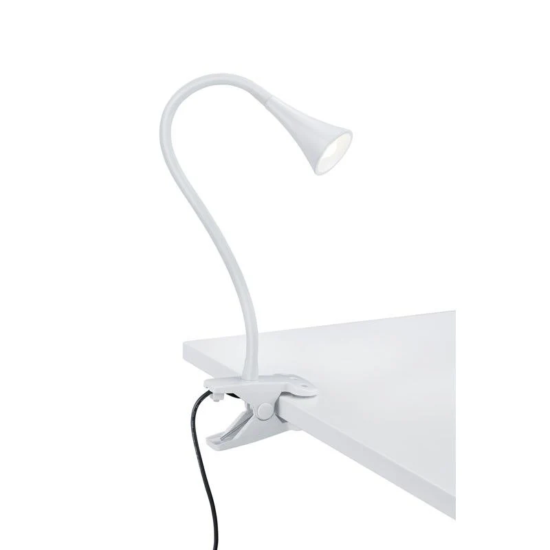 Flexo con pinza Trio Viper LED blanco 3000K R22398101
