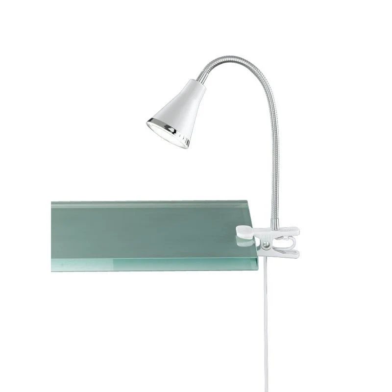 Flexo con pinza Trio Arras LED blanco 3000K R22711101