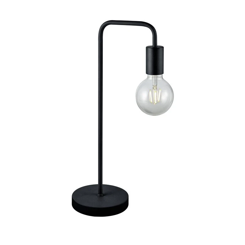 Lámpara de sobremesa grande Trio Diallo negro mate 51cm 508000132
