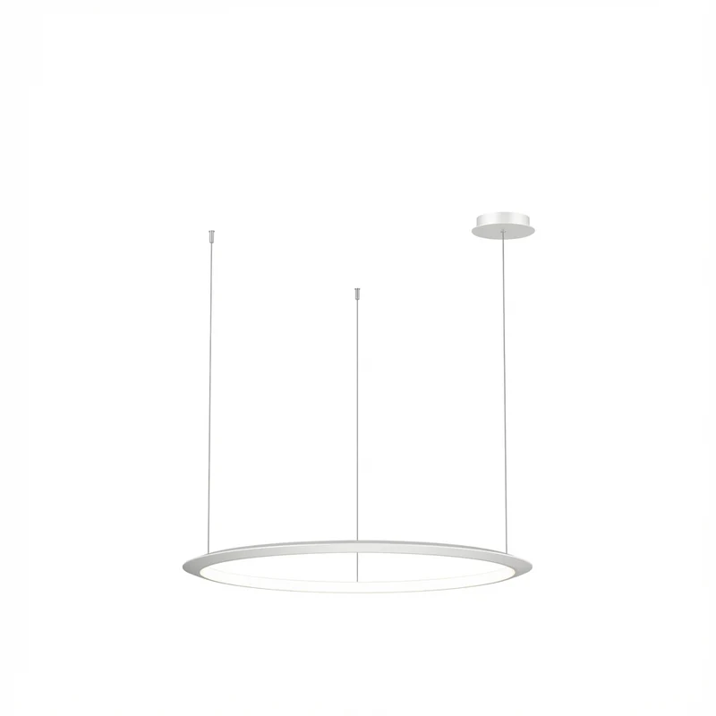 Lámpara de techo colgante LedsC4 Circular Inward Recessed grande LED Ø90cm
