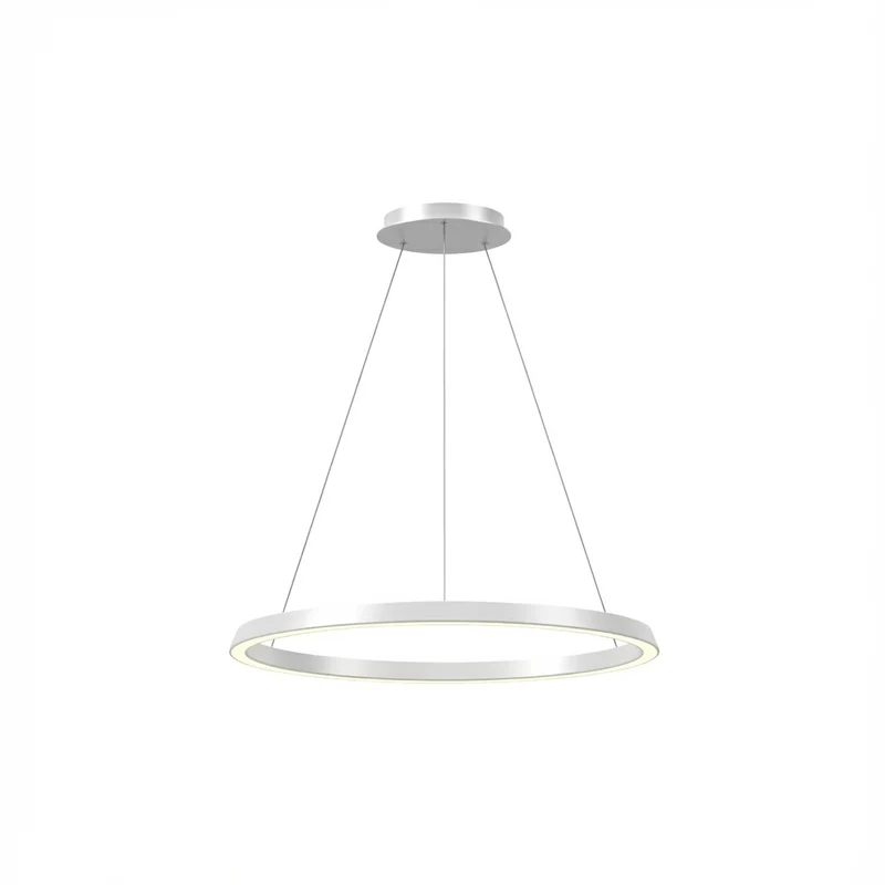 Lámpara de techo colgante LedsC4 Circular Downward Recessed grande LED Ø90cm