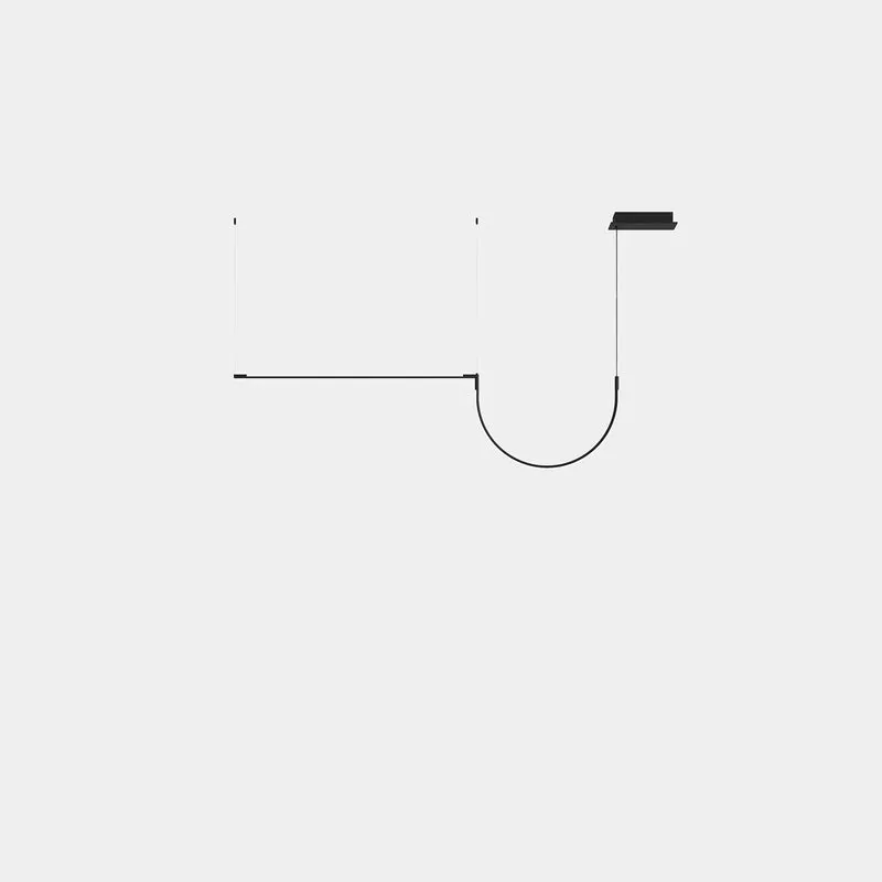 Lámpara de techo colgante LedsC4 Tubs Modular Pendant Lineal Single with Arch