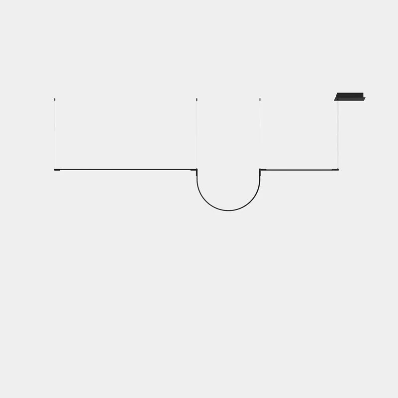 Lámpara de techo colgante LedsC4 Tubs Modular Pendant Lineal Double with Arch