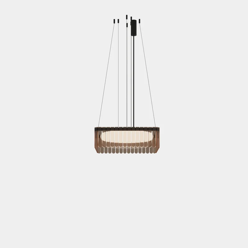 Lámpara de techo colgante LedsC4 Scarlett Square Pendant Individual x
