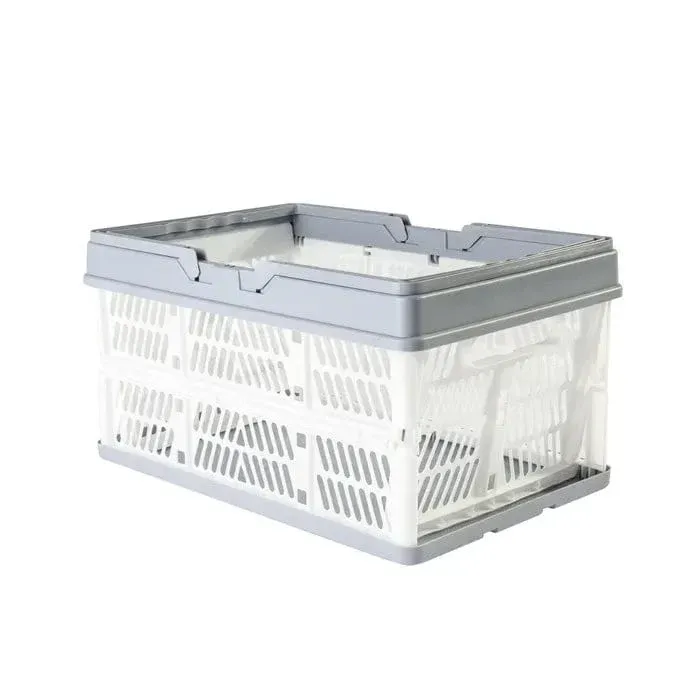 Livingtoday Collapsible Shopping Basket with Handle Medium