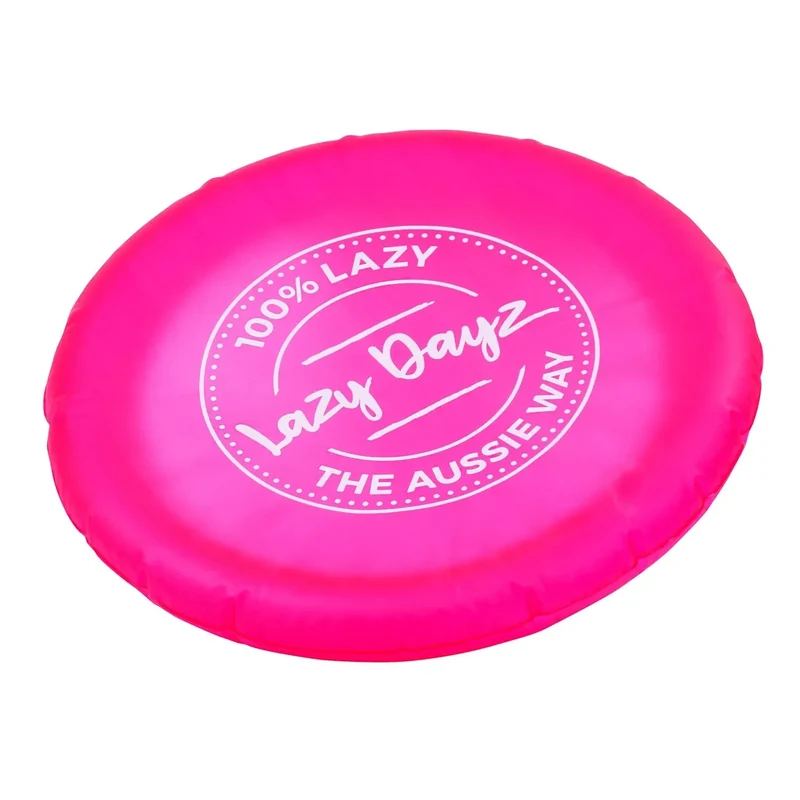 Pink Lazy Dayz Inflatable Frisbee