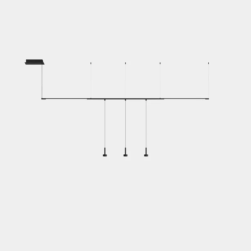 Lámpara de techo colgante LedsC4 Tubs Modular Pendant Lineal & Track with 3