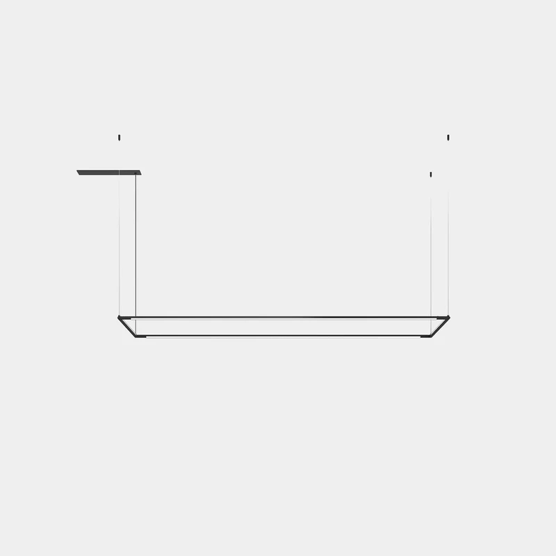 Lámpara de techo colgante LedsC4 Tubs Modular Horizontal Rectangular 600x1500mm para escalera
