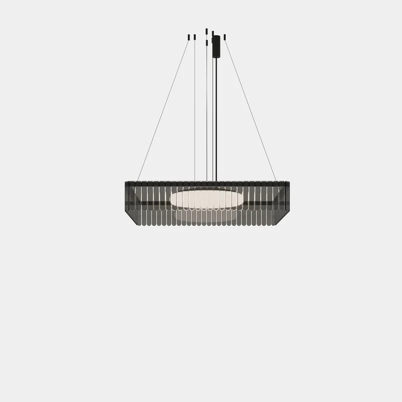 Lámpara de techo colgante LedsC4 Scarlett Square Pendant Individual x