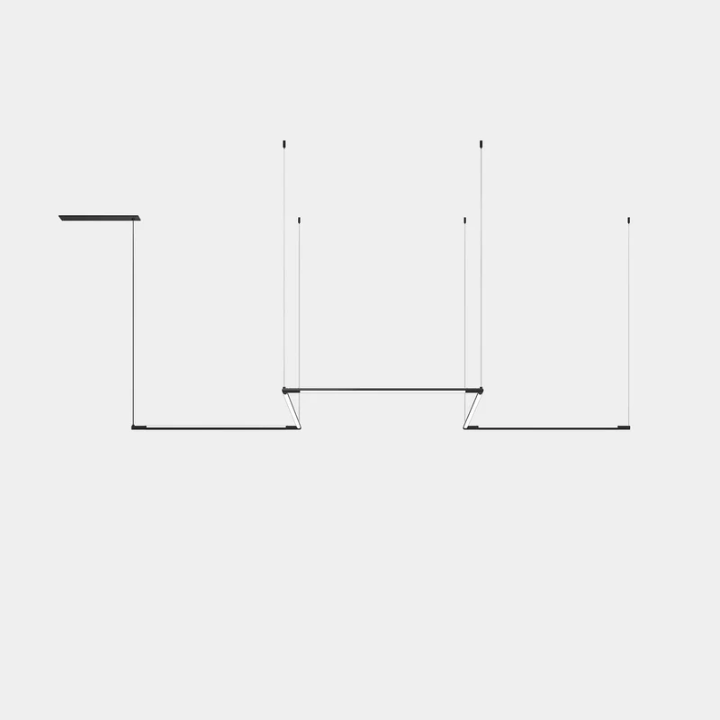 Lámpara de techo colgante LedsC4 Tubs Modular Zigzag