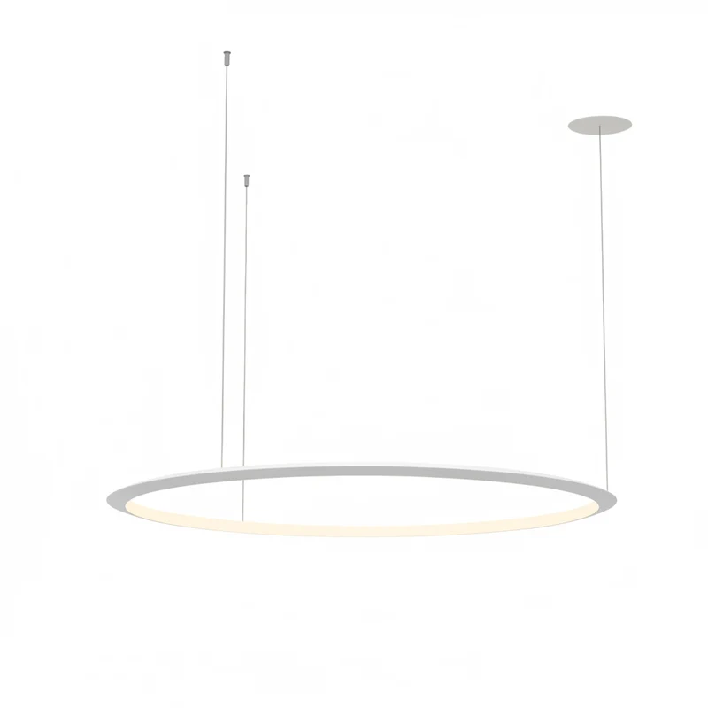 Lámpara de techo colgante LedsC4 Circular Inward Recessed grande LED Ø120cm