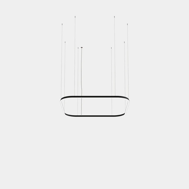 Lámpara de techo colgante LedsC4 Geometric Square Mini 1600x1600mm grande